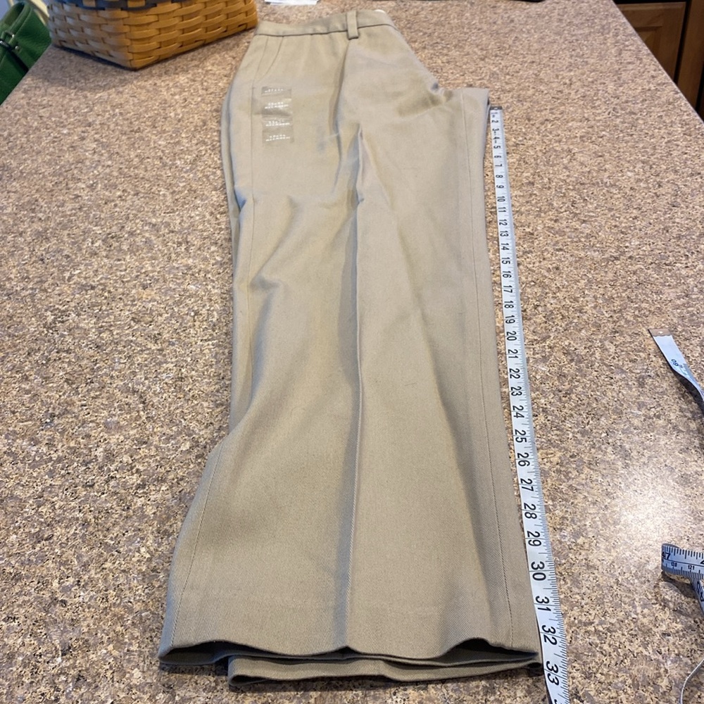 NWT Eddie Bauer Performance Chino Relaxed Fit Mid Rise Tag Says 33 x 34L Pants - Picture 13 of 16